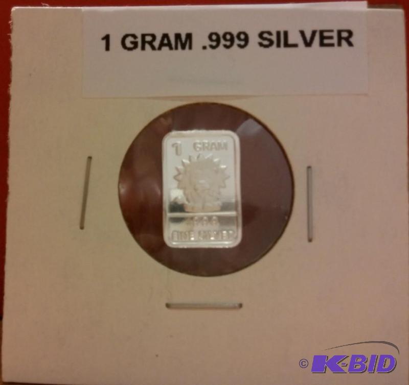 1 GRAM SILVER BAR...
