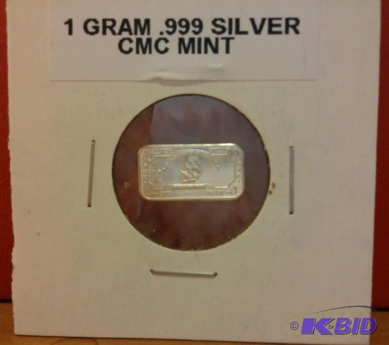 1 GRAM SILVER BAR...