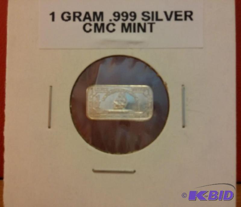 1 GRAM SILVER BAR...