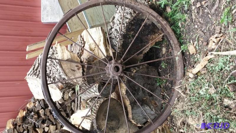 Antique Tractor Wheel...