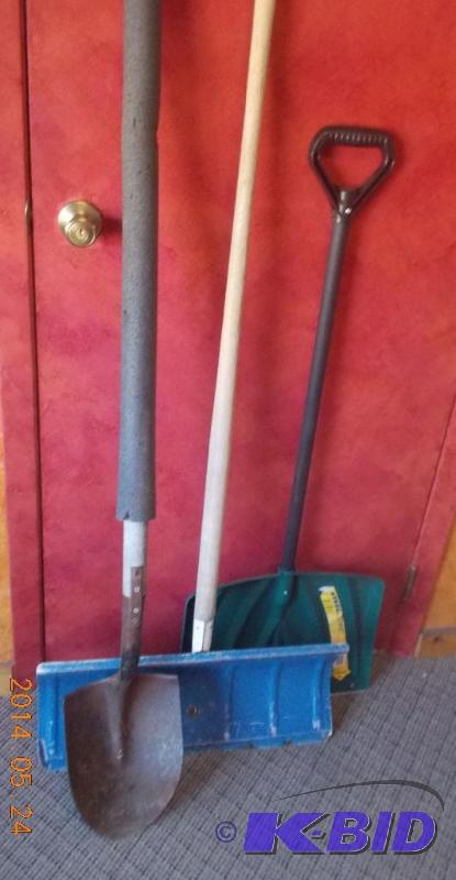 Lot of shovels...