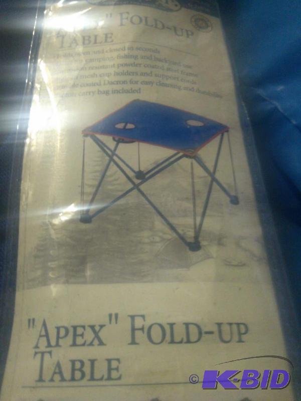 Appex Fold up canvas table, comes w...