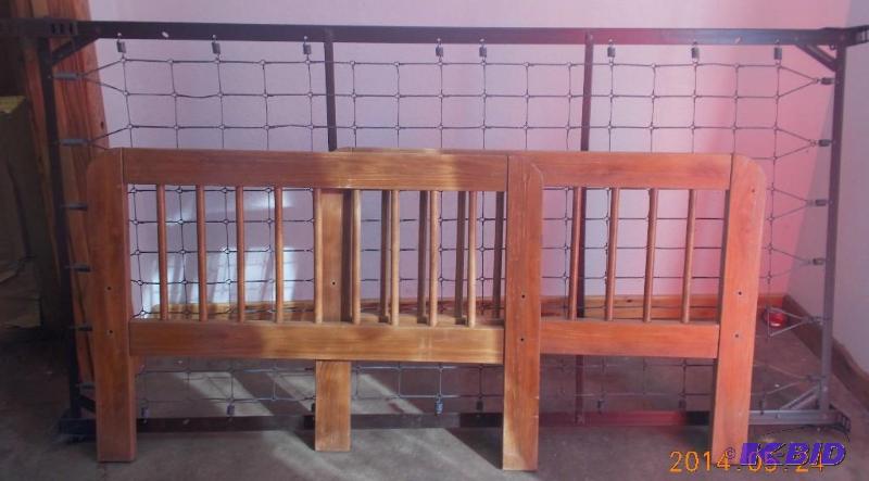 Twin sized Head Board, foot board a...