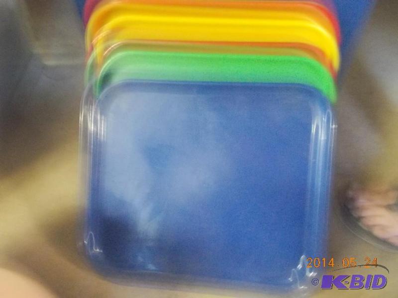 Large Lot of Plastic serving trays...
