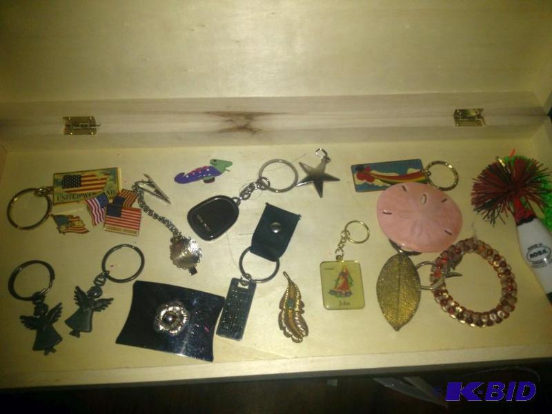 Large Lot of Costume Jewelry-Key Ch...