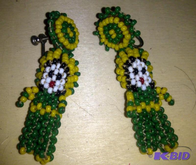 HANDCRAFTED Indian beaded Earrings....