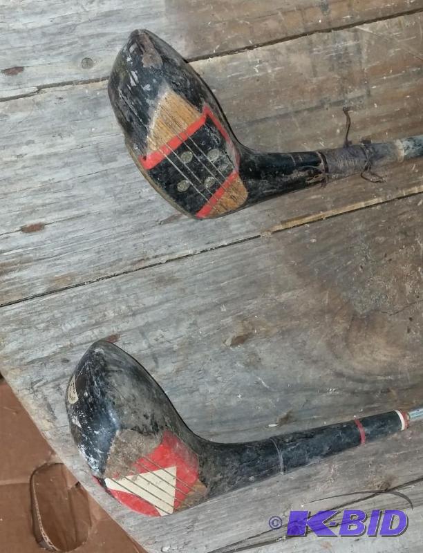 Vintage golf clubs...