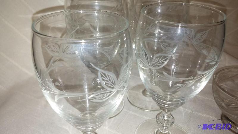Crystal Wine and Sherbet set...