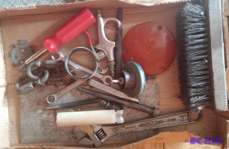 Large lot of tools with Air Compres...