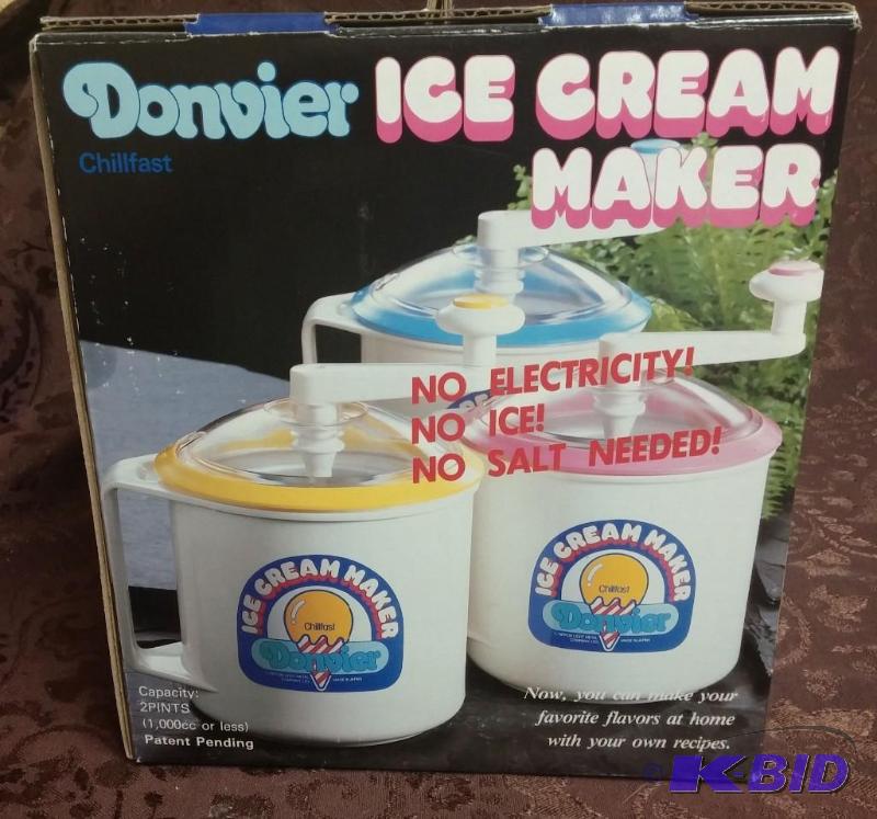 NEW IN BOX Donvier Ice Cream Maker...