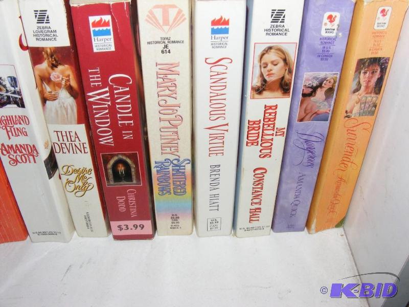 Shelf full of books, see pictures f...