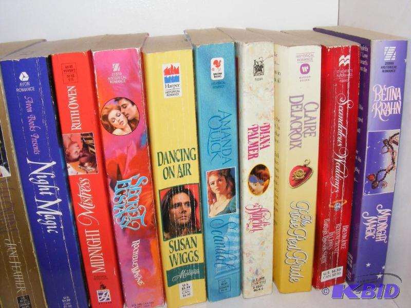 Shelf full of books, see pictures f...