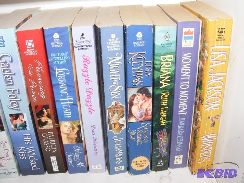 Shelf full of books, see pictures f...