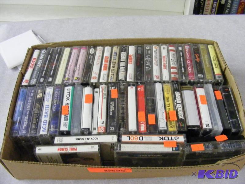 flat of Cassette Tapes...