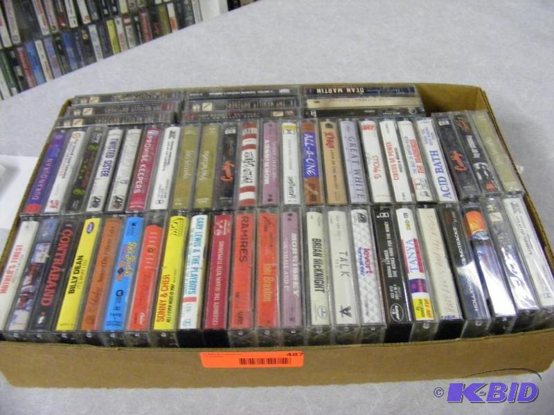 flat of Cassette Tapes...