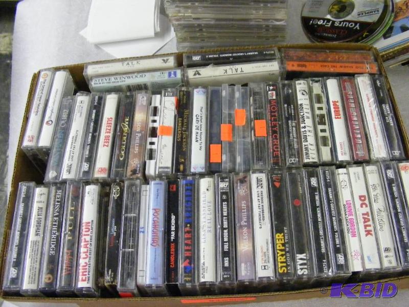 flat of Cassette Tapes...