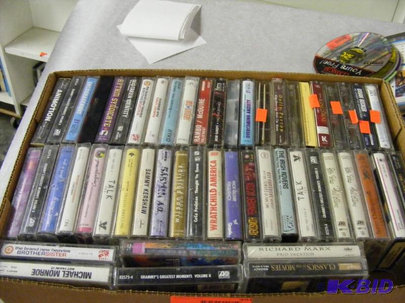 flat of Cassette Tapes...
