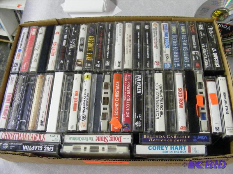 flat of Cassette Tapes...