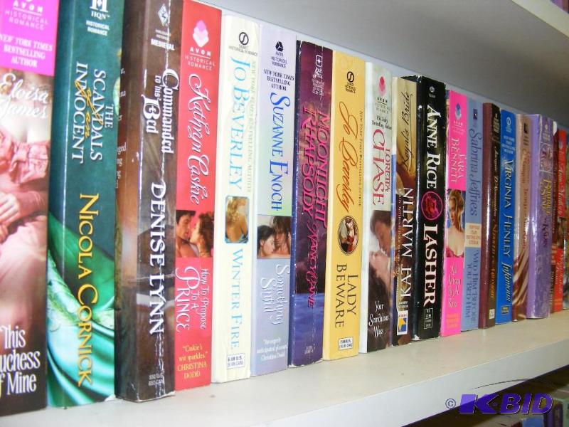 Shelf full of books, see pictures f...