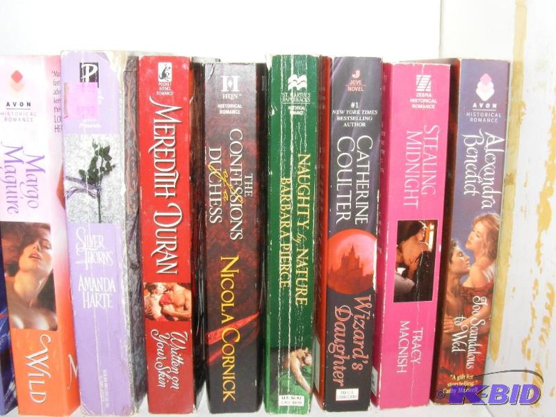 Shelf full of books, see pictures f...