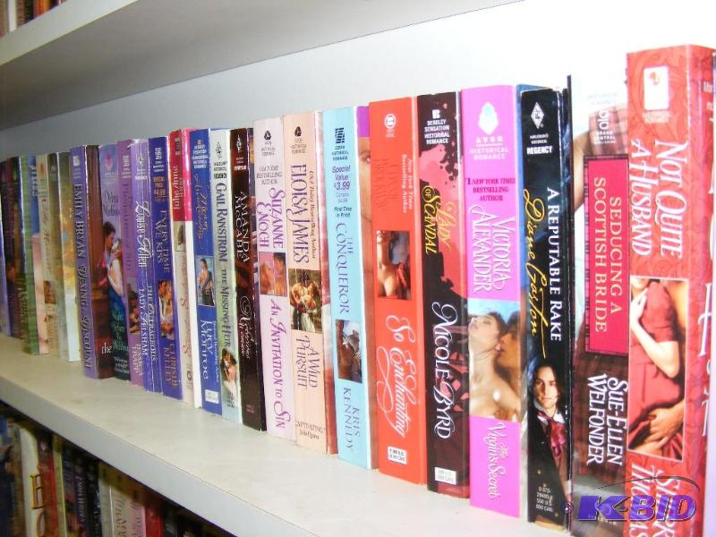 Shelf full of books, see pictures f...