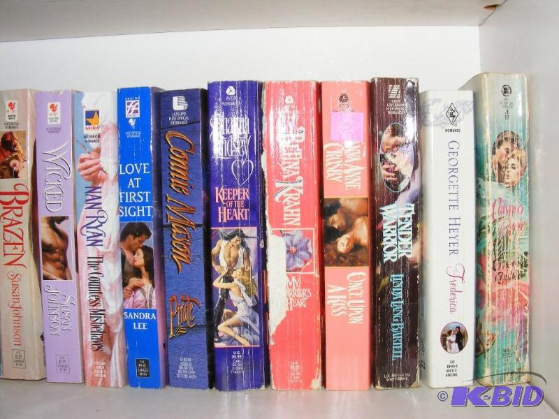 Shelf full of books, see pictures f...