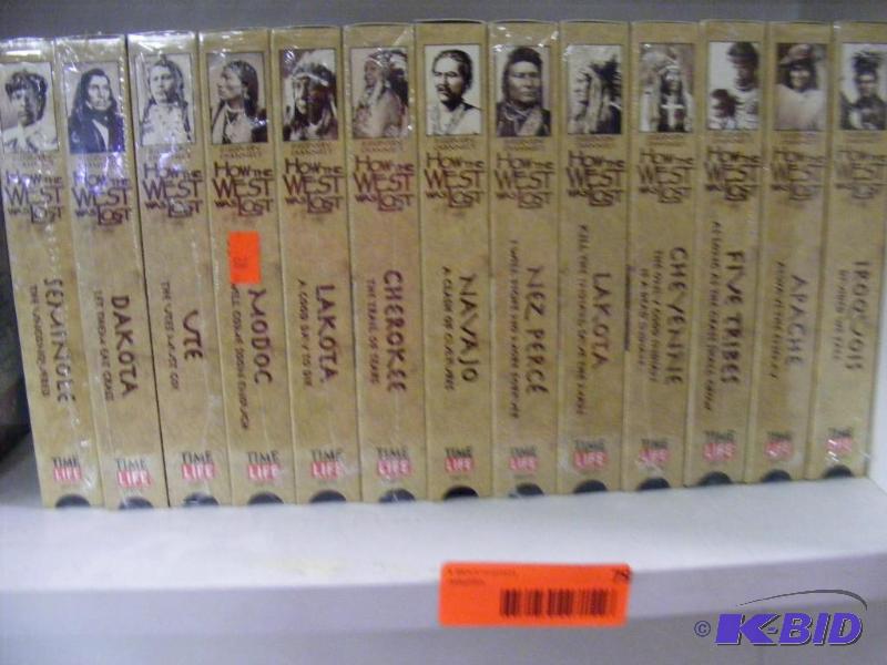 VCR Video Tape Set of How the West ...