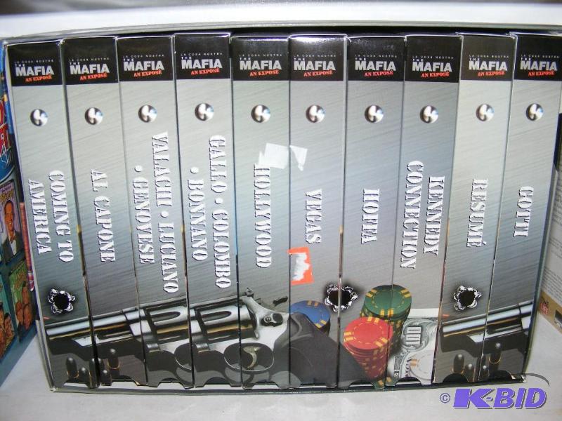 Set of VCR Video Tapes, The Mafia, ...