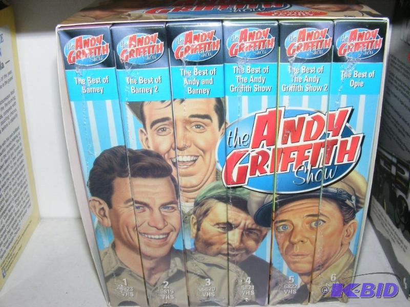 Set of VCR Video Tapes, The Andy Gr...