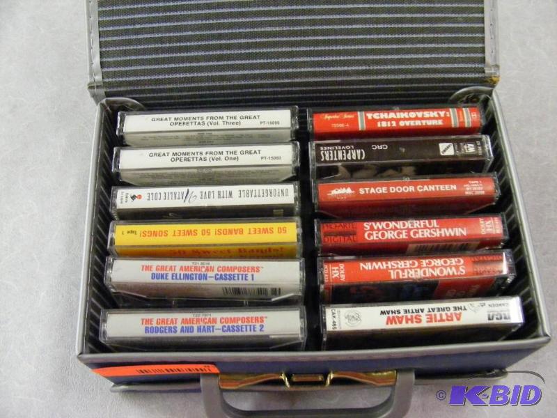 Cassette Tapes in a case...