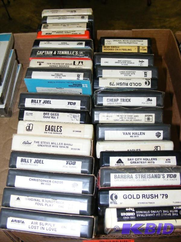 29 8-track tapes...