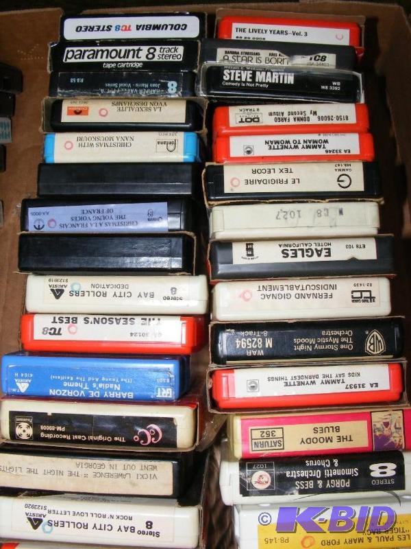 28 8-track tapes...