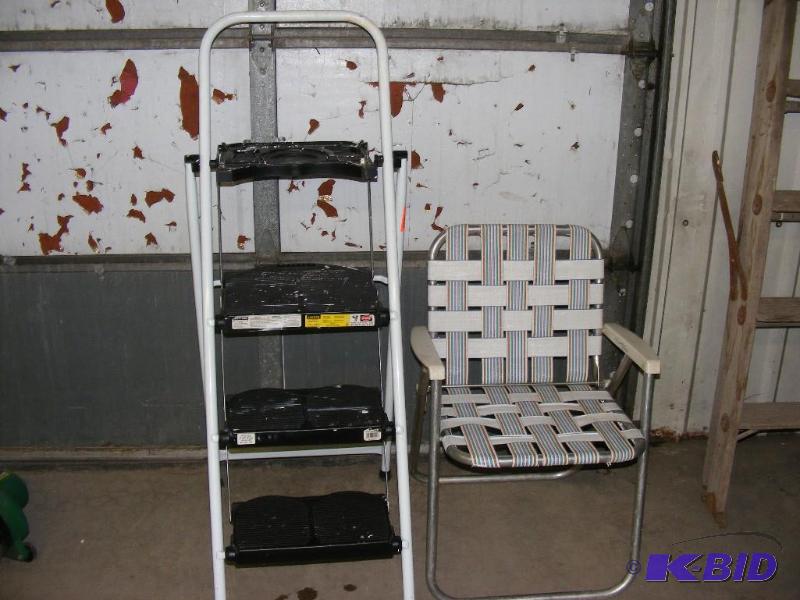 Step Ladder and Lawn Chair...