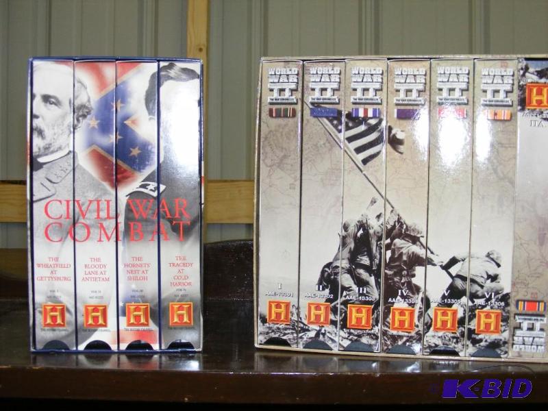 World War II, Civil War VCR Tape Se...