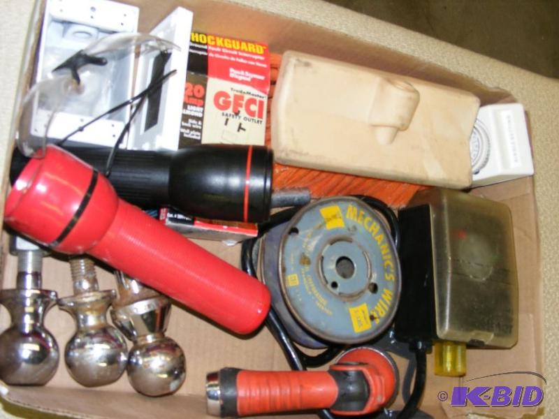 Flashlight, Hitch Balls, Timers, br...