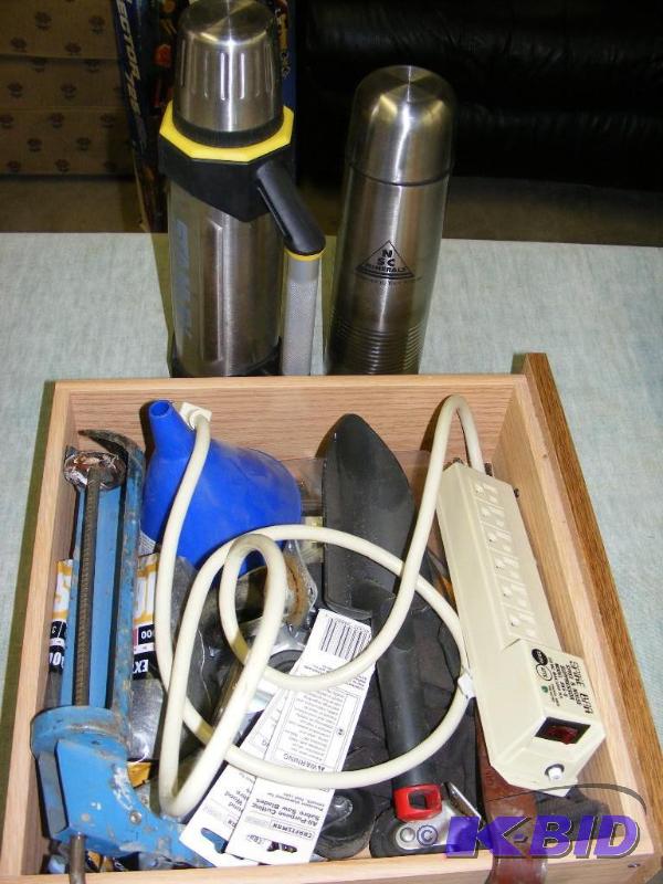 two thermoses, and other misc&nbsp...
