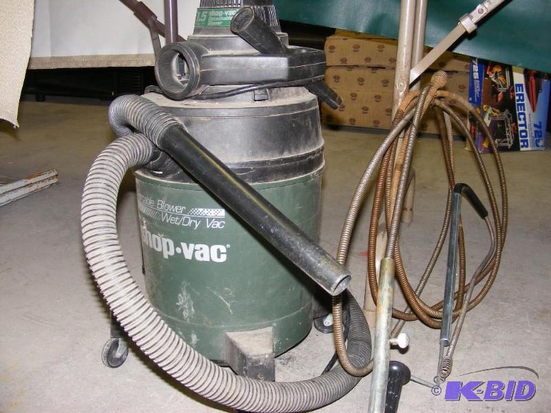 Shop Vac and Drain Snake...