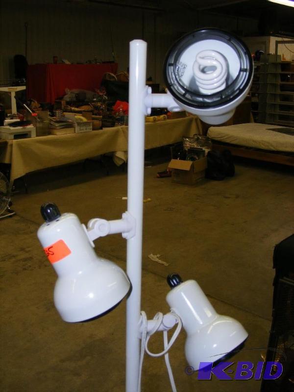 floor lamp and hanging lamp...