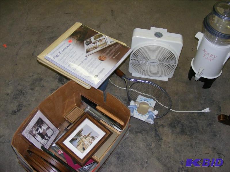 picture frames, small fan, photo al...