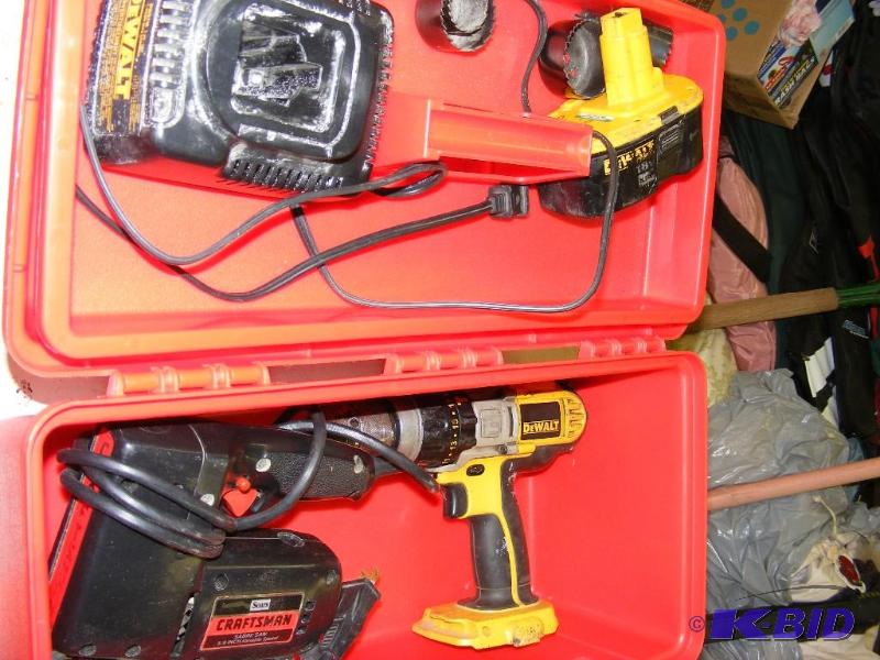 DeWalt Cordless Drill, Scroll Saw...
