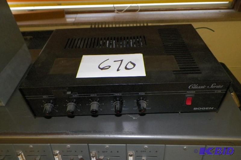 lot 670 image: Borgen Amp