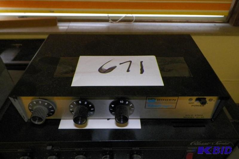 lot 671 image: Borgen Amp