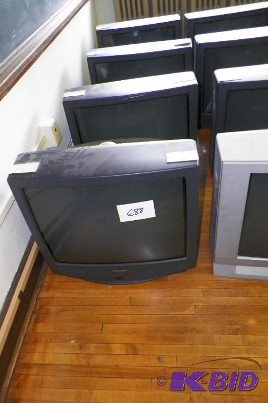 lot 688 image: Lot of 4 working TVs