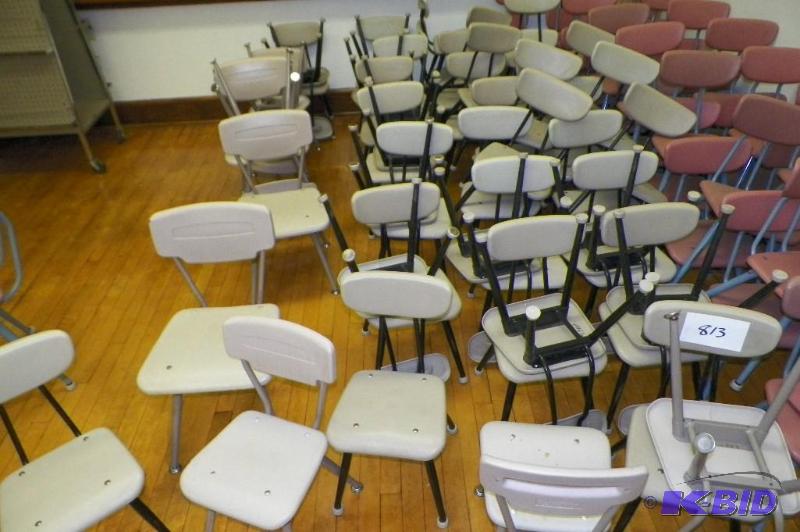 lot 813 image: 54 Youth Chairs