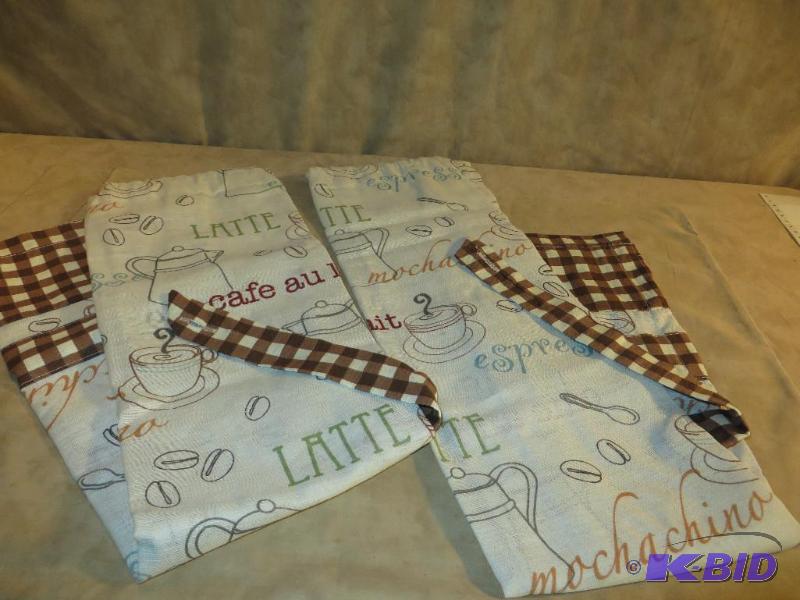 BRAND NEW -- Cute Curtains each pan...