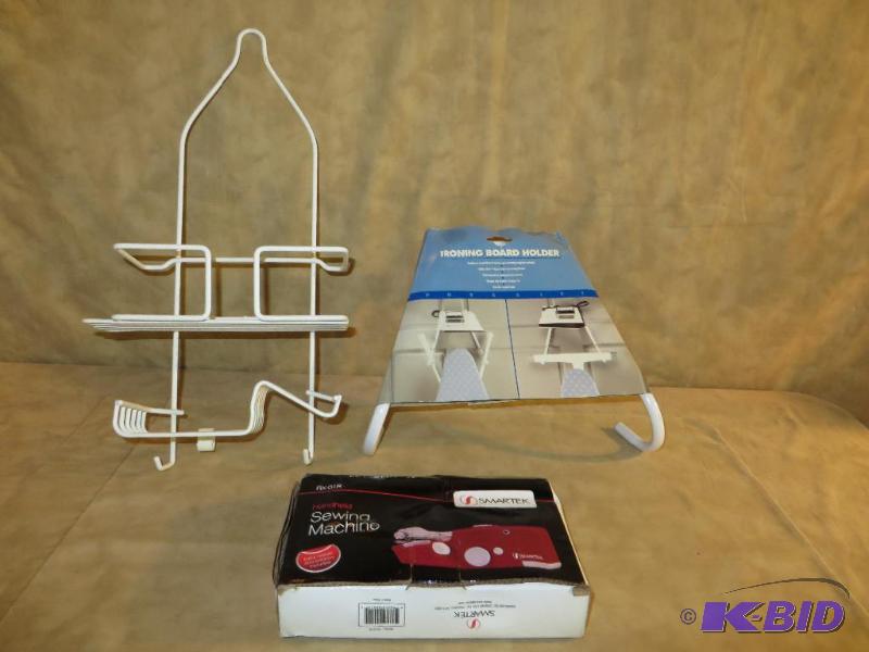 Shower caddy, Ironing board and Iro...