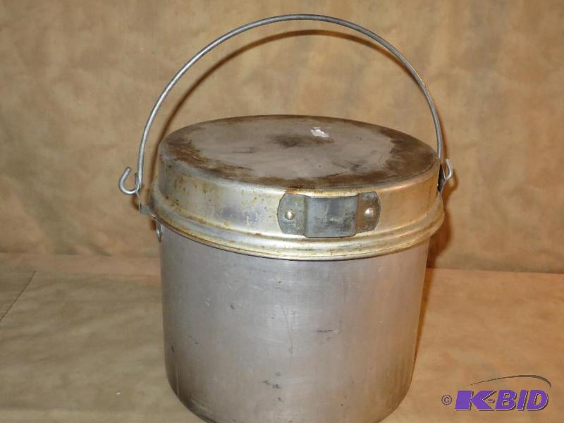 Camping set with fry pan, coffee po...