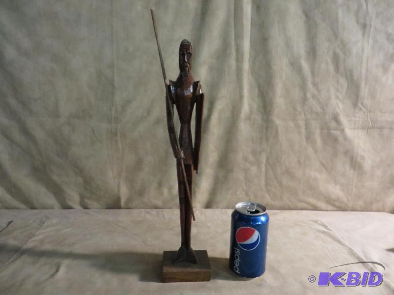 Wood hand carving Spanish Conquista...