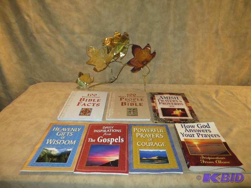 Seven books and leaf thing.&nbsp C...
