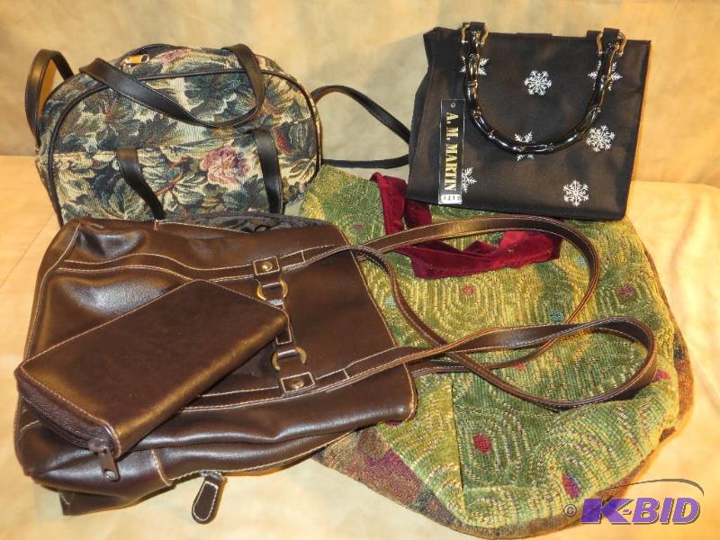 3 BRAND NEW PURSES - the BROWN PURS...